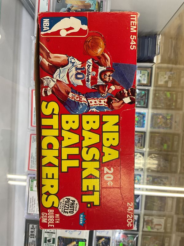 1979-80 NBA Stickers Full Box *Unsealed*