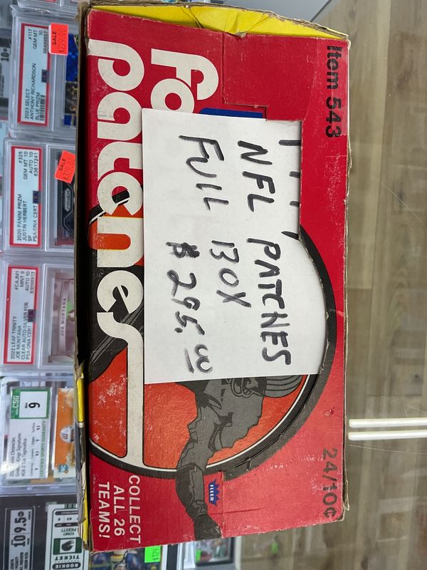 1974 Fleer NFL Patches Full Box *unsealed*