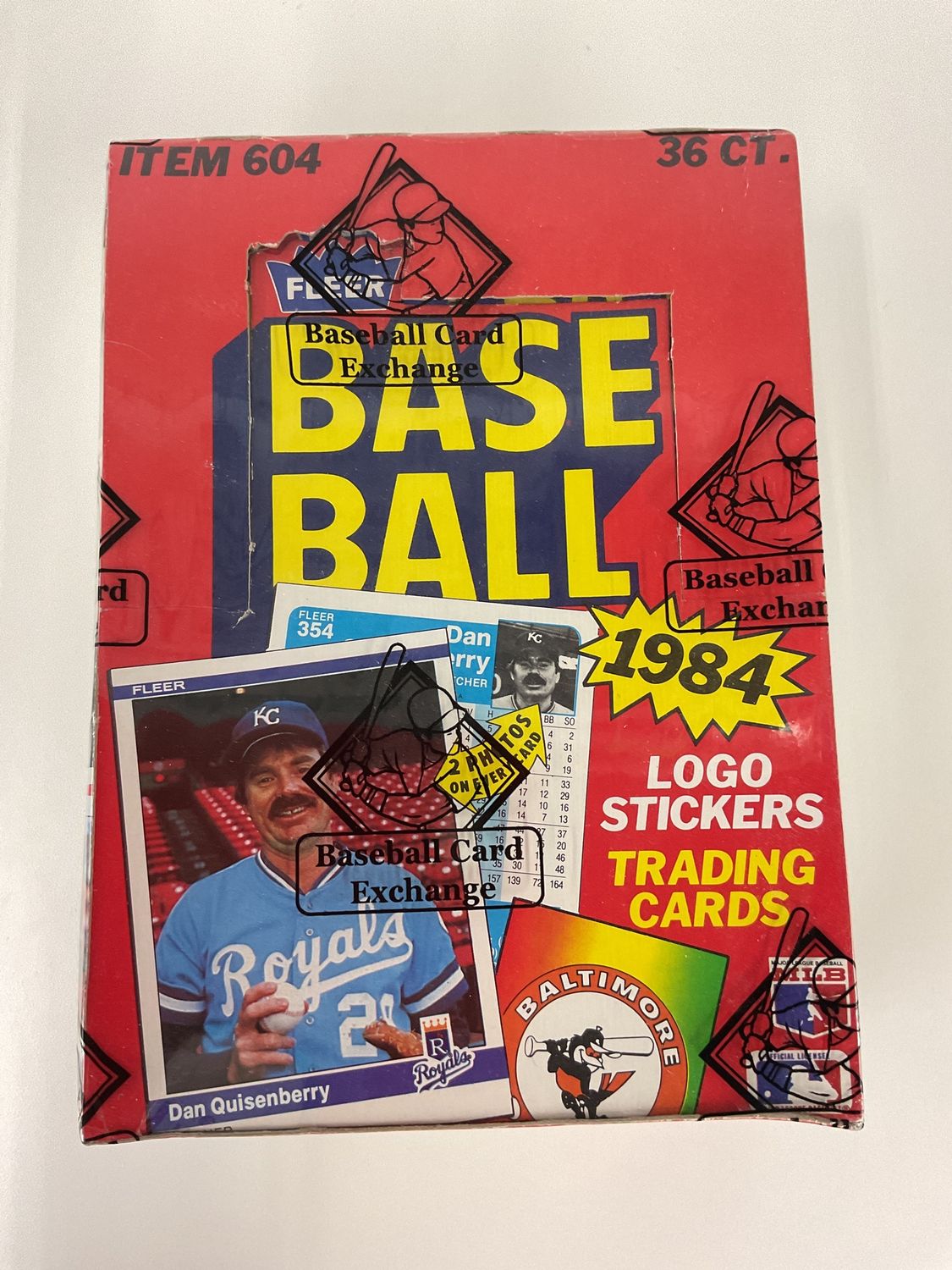 1984 Fleer Baseball Wax Box