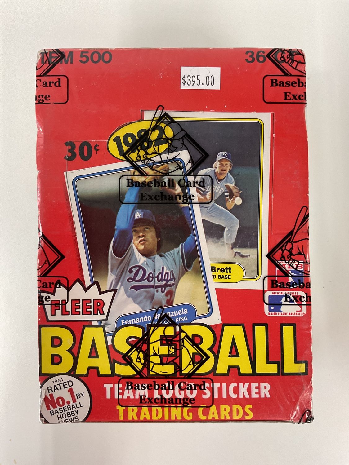 1982 Fleer Baseball Wax Box