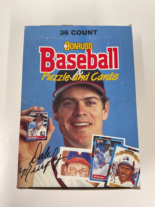 1988 Donruss Baseball Box, 36 Packs - Possible Greg Maddux and Roberto Alomar