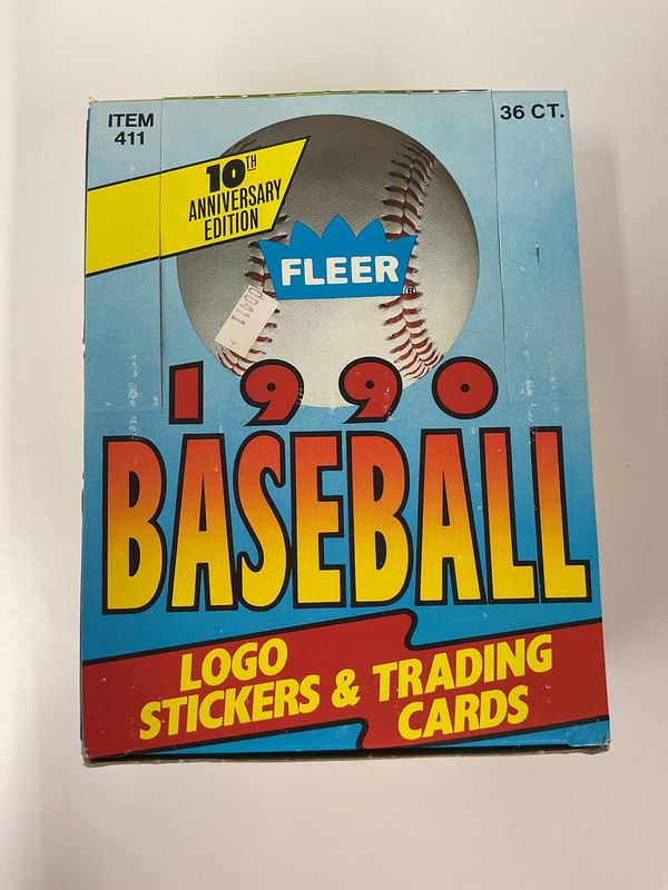 1-1990 FLEER 10th ANNIVERSARY EDITION (660-CARD SET) , And Three Boxes Of Cards.
