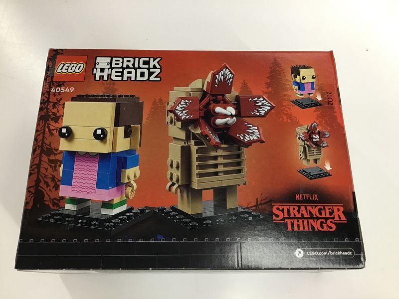 lego brick heads demogorgon &amp; eleven Stranger Things