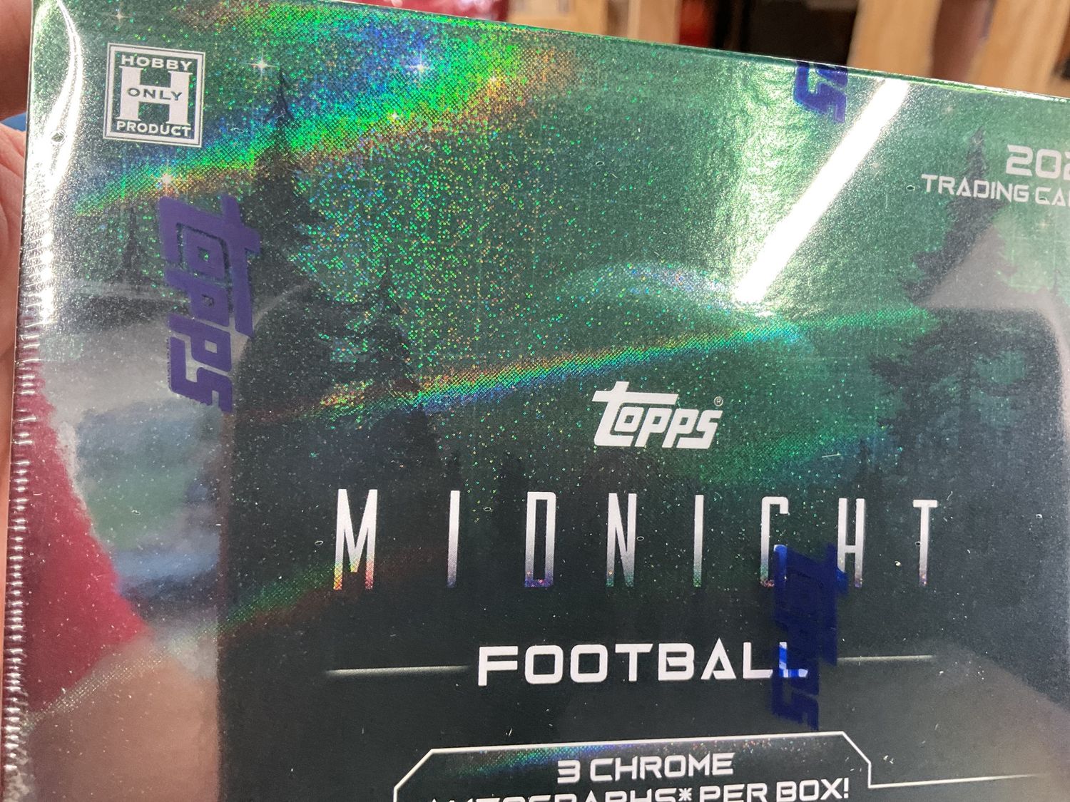 2024 Topps midnight football hobby box 3 autographs