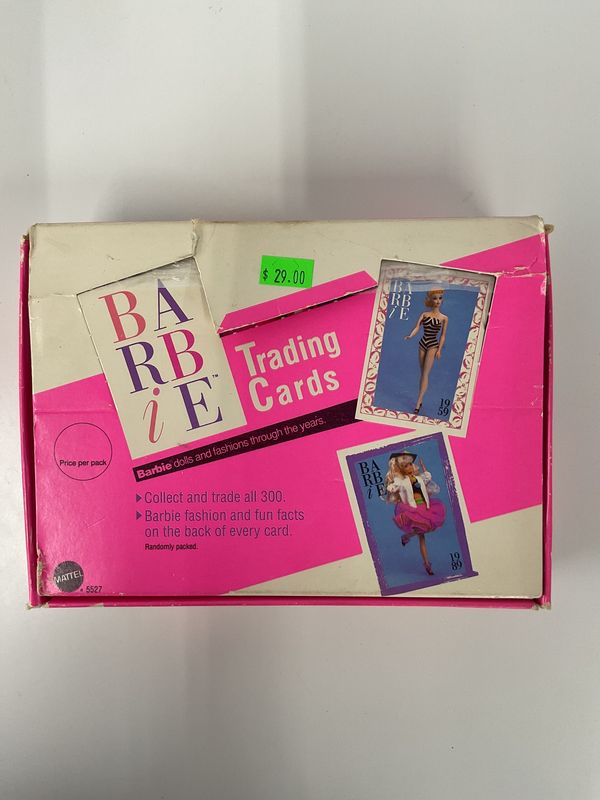 Barbie Trading Cards Factory Sealed Box ( 1990, Mattel) -new