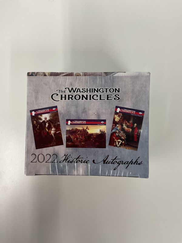 The George Washington Chronicles Sealed Factory Set Historic Autograph Co 2022