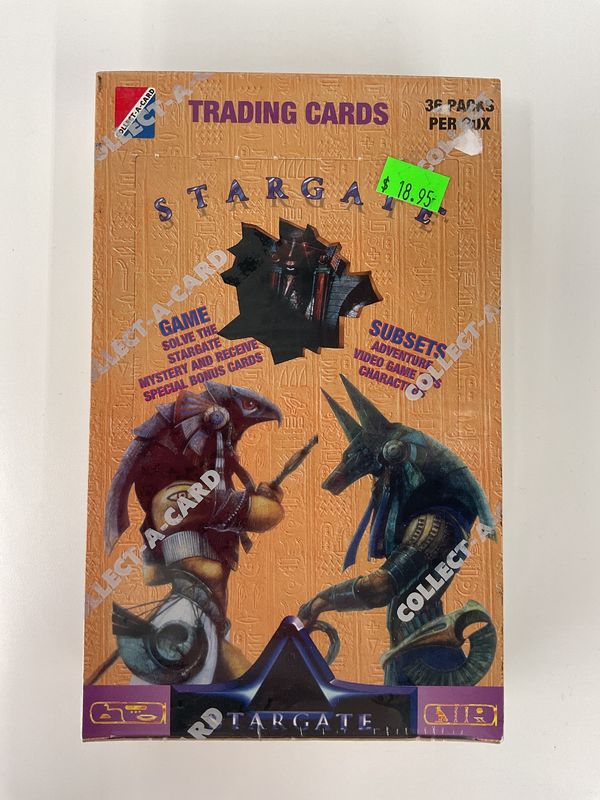 1994 Collect-A-Card STARGATE TRADING CARDS. 36 Sealed Packs. Open Box