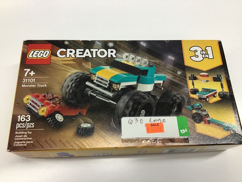 lego 3 in 1 creator monster truck