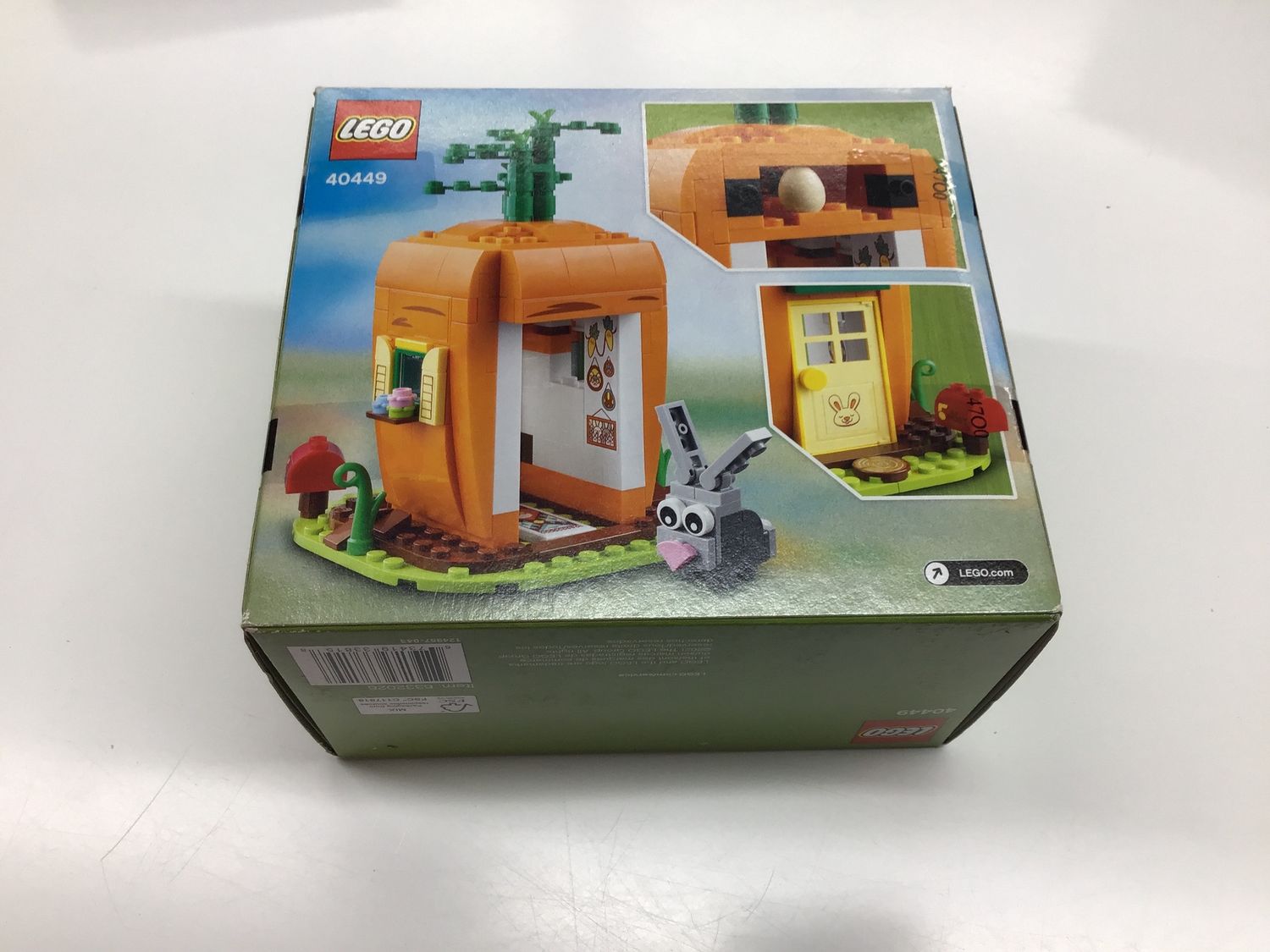 Lego building toy carrot house