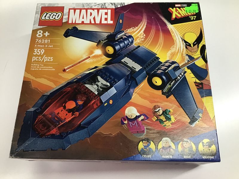 lego marvel xmen x jet