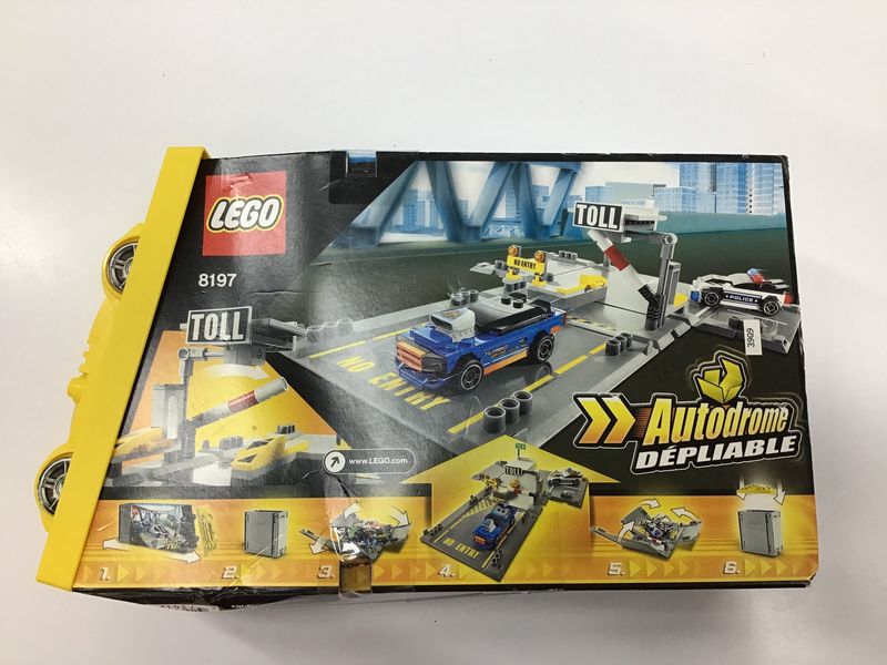 lego racers fold out racetrack highway chaos