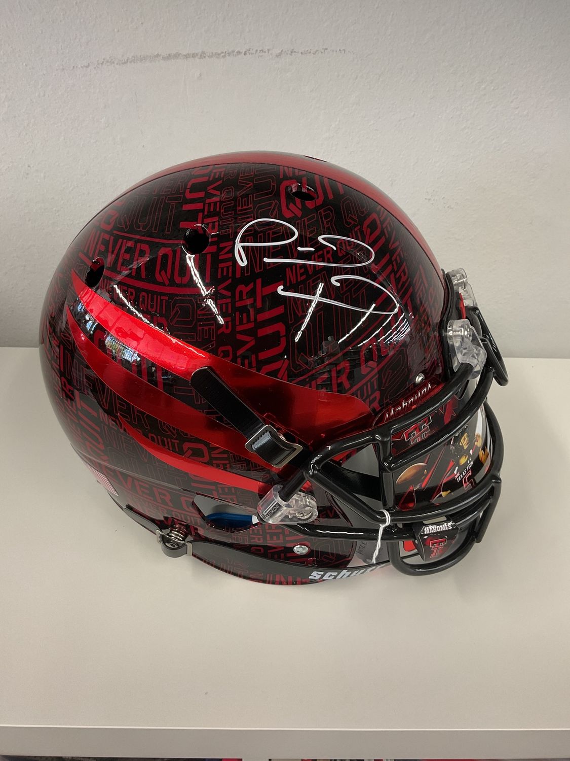 Patrick Mahomes Custom Full Size  Schutt Autographed Replica Helmet