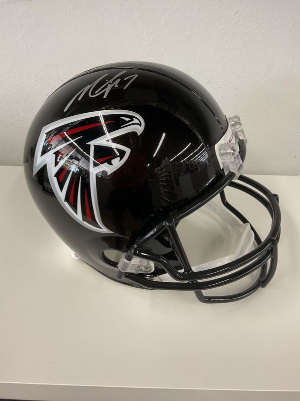 Michael Vick Autographed Full Size Replica Falcons Helmet