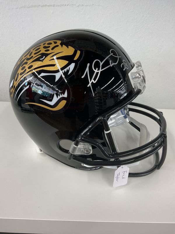 Fred Taylor Autographed Full Size Replica Jaguars Helmet