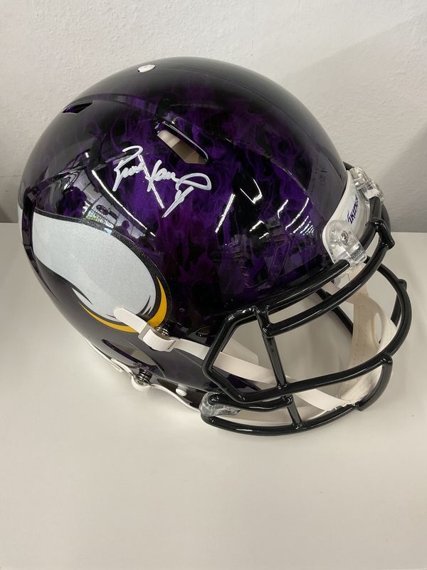 Brett Favre Autographed Custom Vikings Helmet