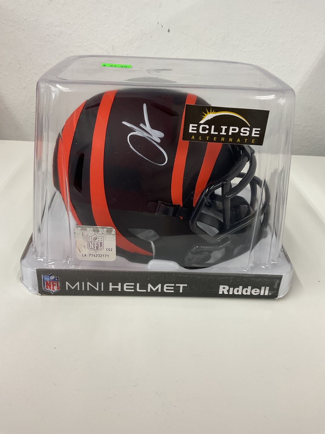 Chad Johnson Autographed Bengals Riddell Mini Helmet