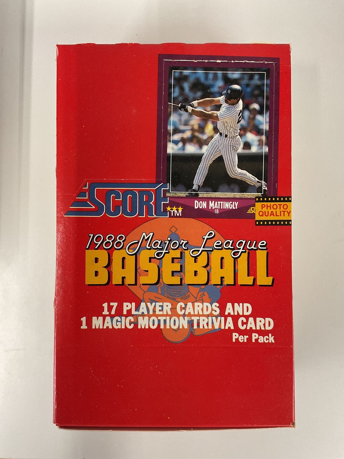 1988 Score Baseball Box Of 35 Factory Sealed Packs