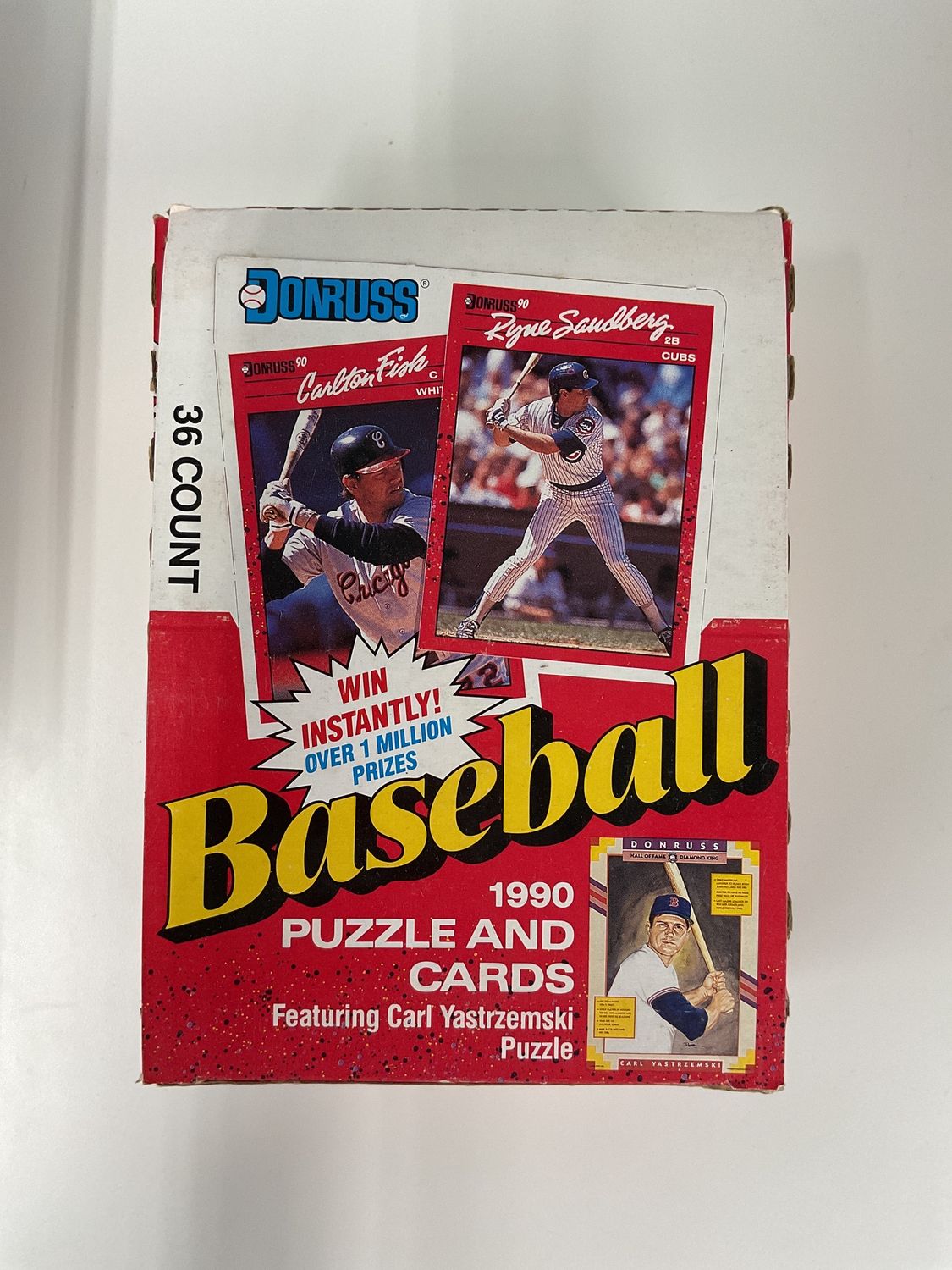 1990 Donruss Baseball Puzzle and Cards
