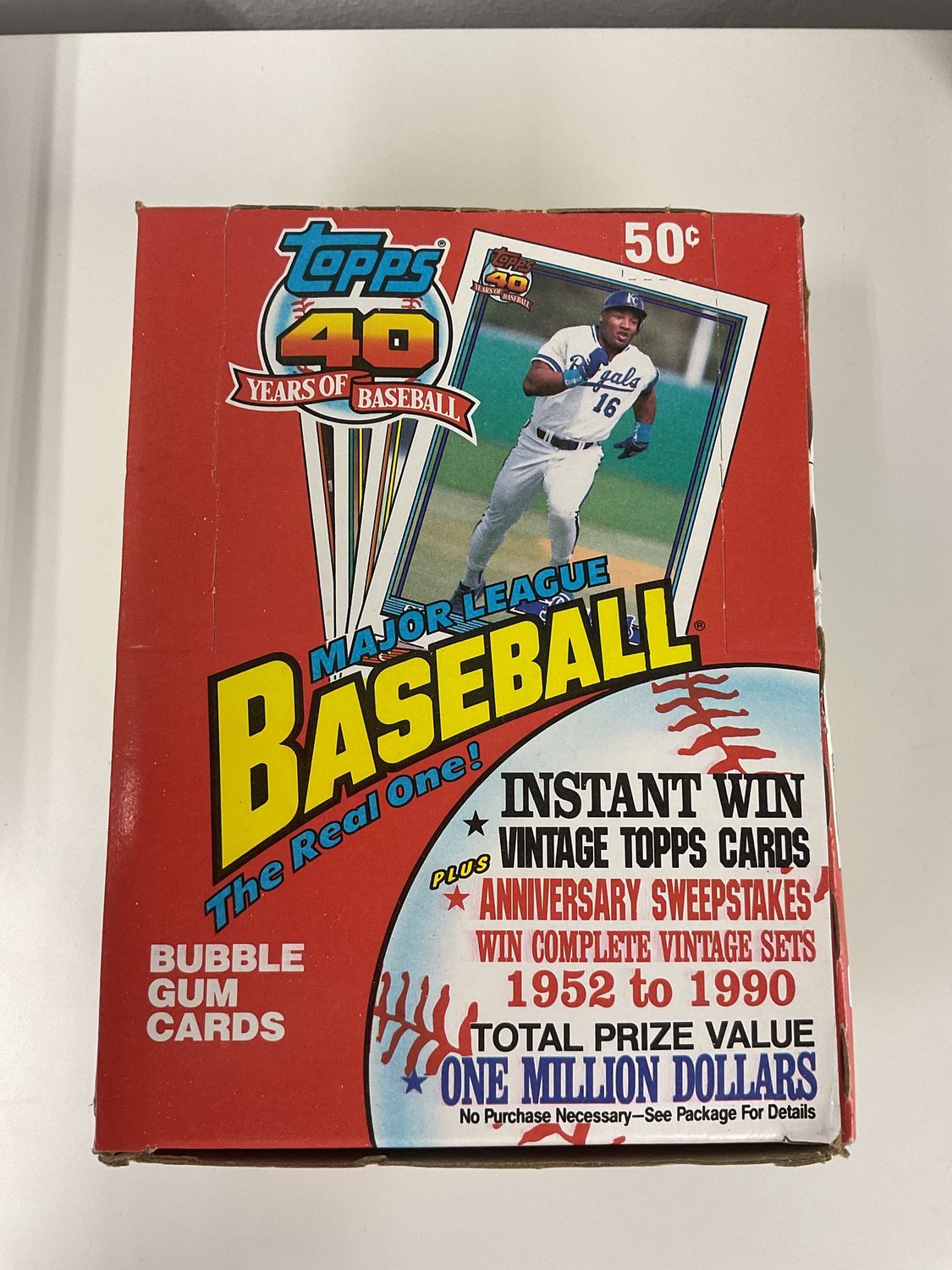1991 Topps MLB Bubble Gum Cards