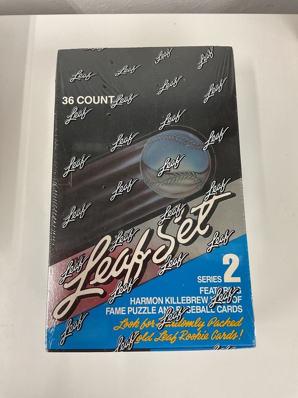 1991 LEAF SET Baseball Series 2 Trading Cards Factory Sealed Wax Box 36pk