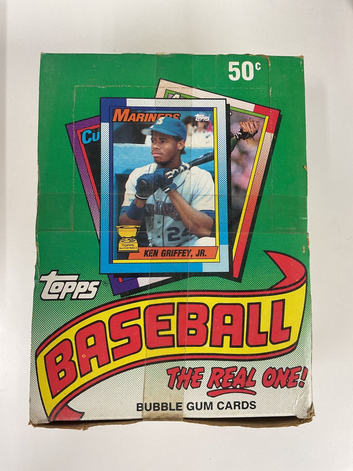 1990 TOPPS BASEBALL CARD WAX BOX ~ 36 Sealed Packs