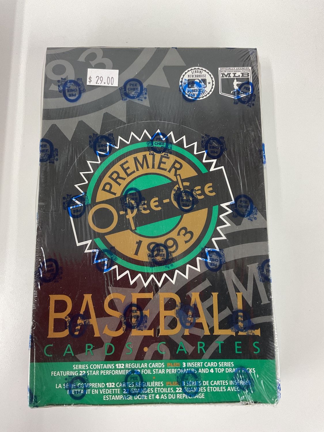 1993 O-Pee-Chee Premier Baseball