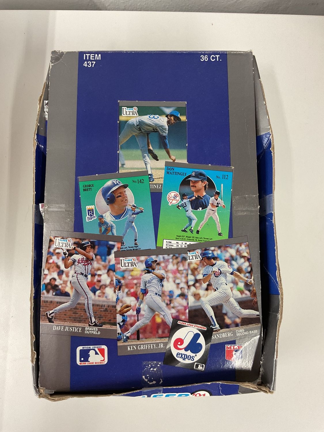 1991 Fleer Ultra Baseball MLB Vintage Trading Card Box 36  Factory Sealed Packs