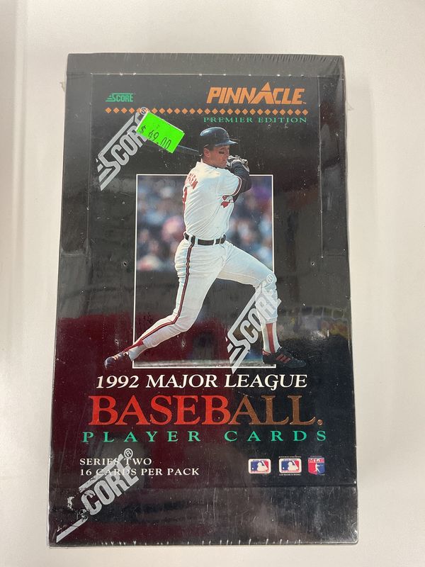 1992 Score Pinnacle Baseball Series 1 Factory Sealed Wax Box 36 Packs