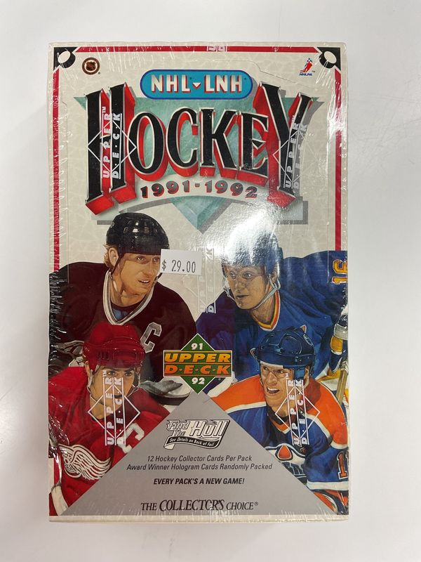 1991-1992 Upper Deck Hockey Wax Box