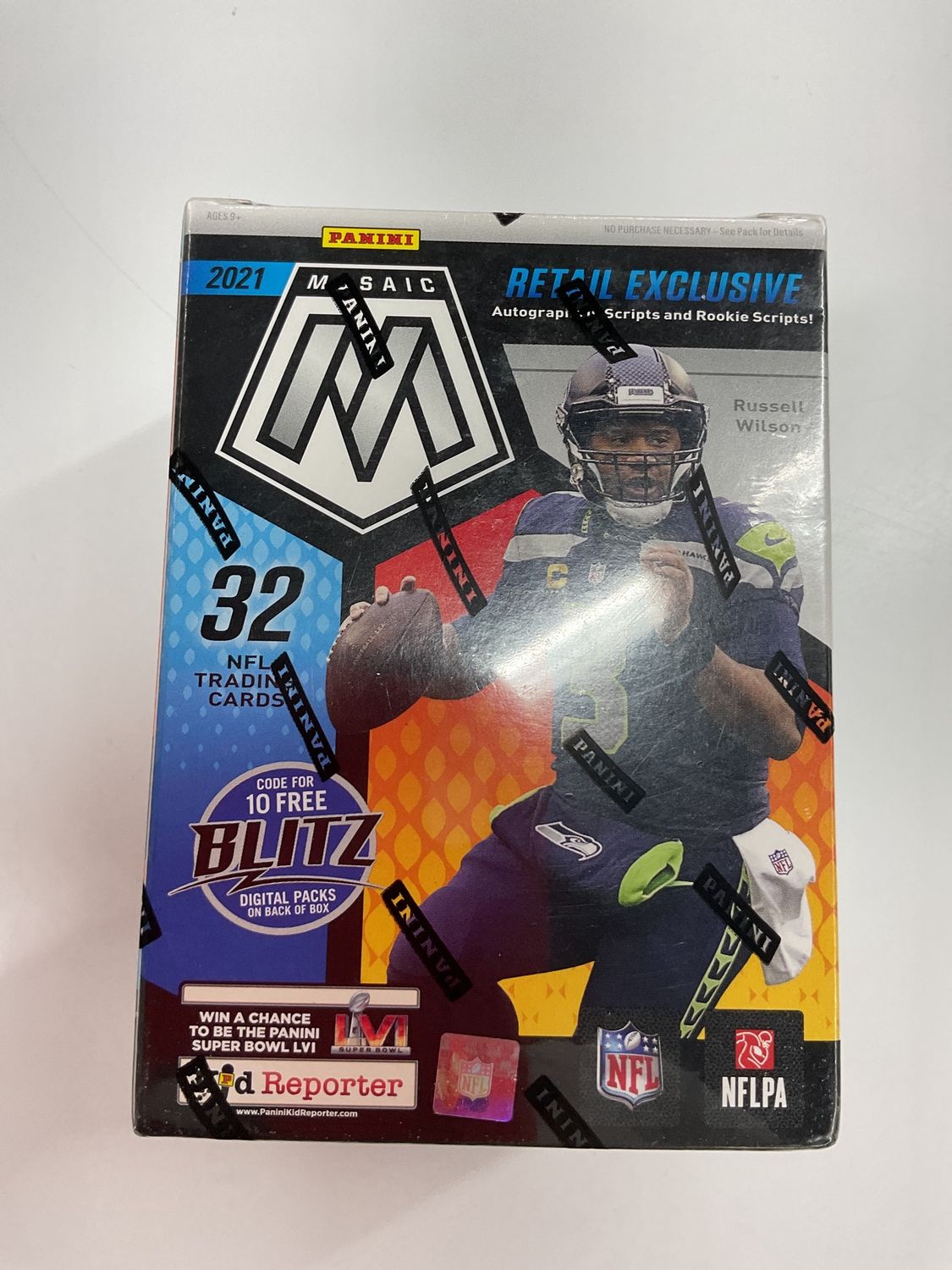 SEALED 2021 Panini Mosaic NFL Football Blaster Box 32 Cards Mosaic Orange LOT 5