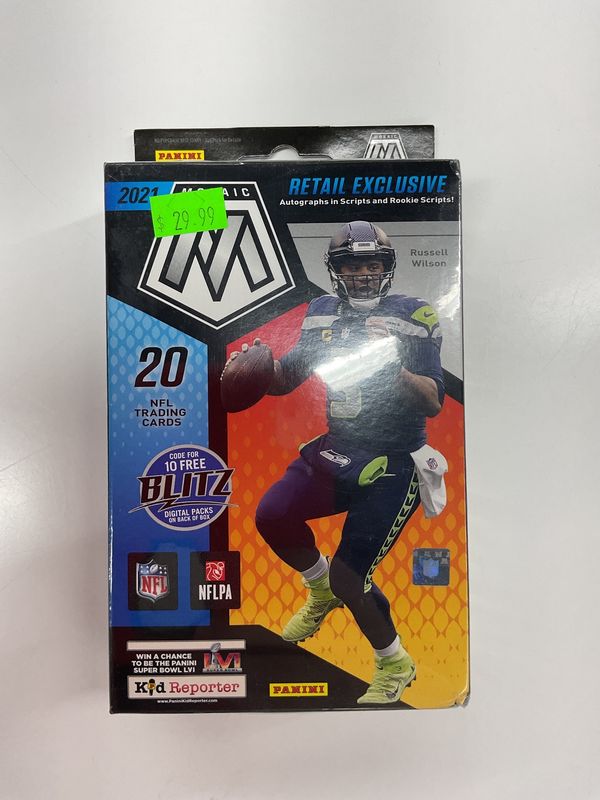 2021 Panini Mosaic NFL Football Hanger Box Retail Target Exclusive