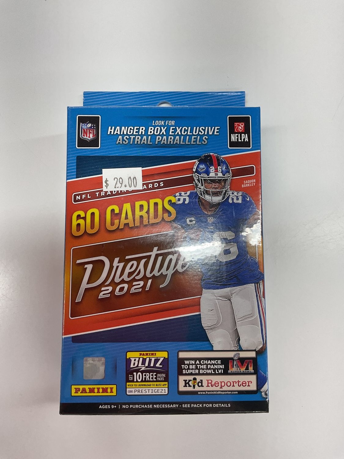 2021 Prestige Football Hangar Box