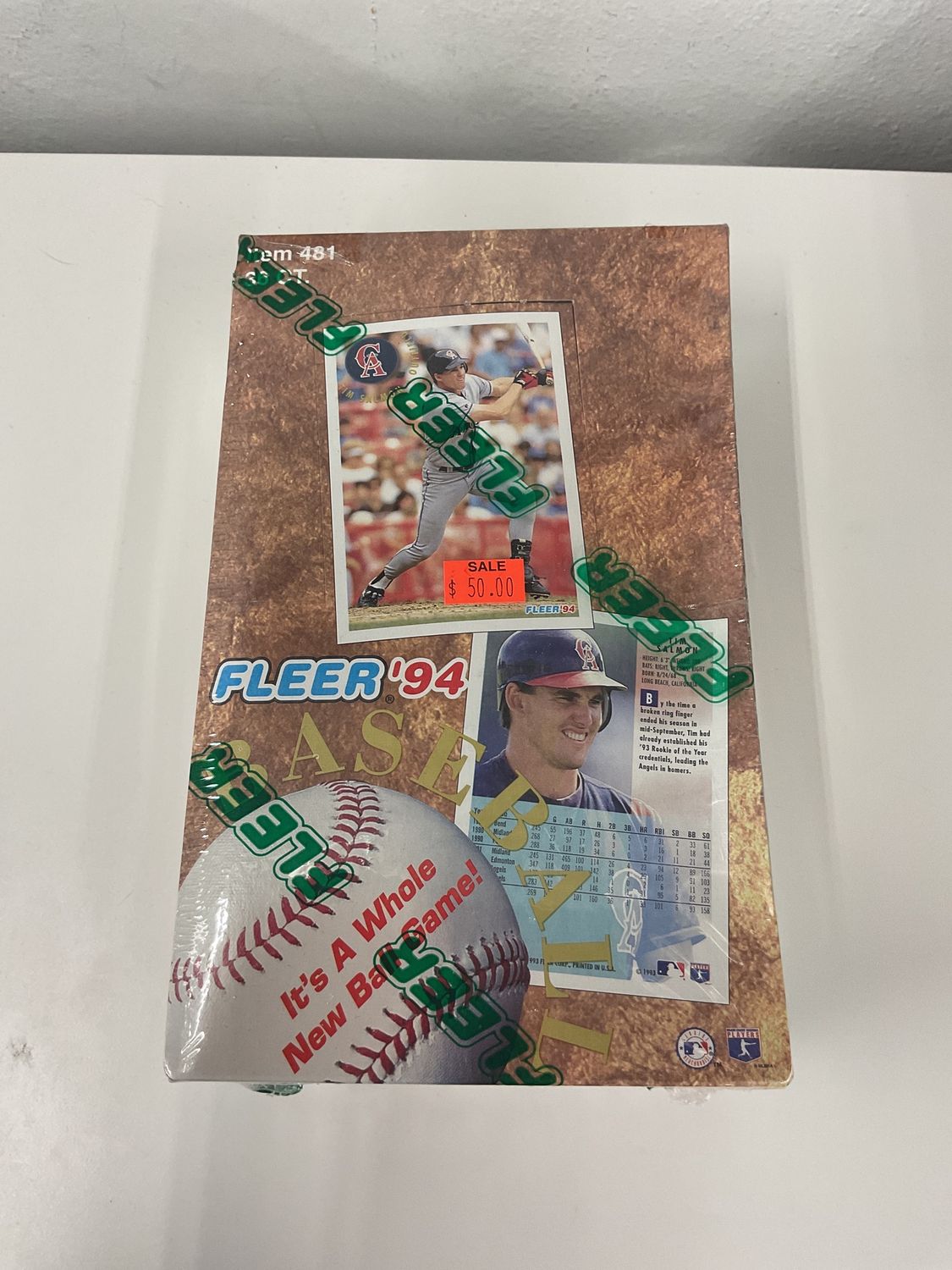 1994 Fleer Baseball Sealed Wax Box