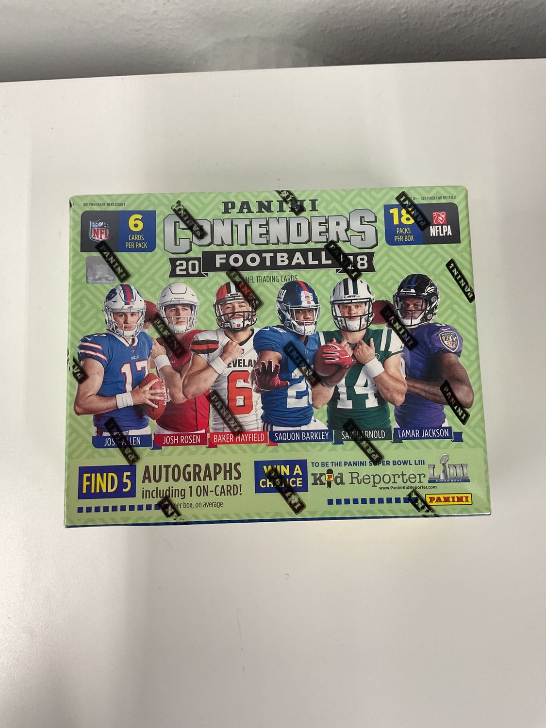 2018 Panini Contenders Football Hobby Box