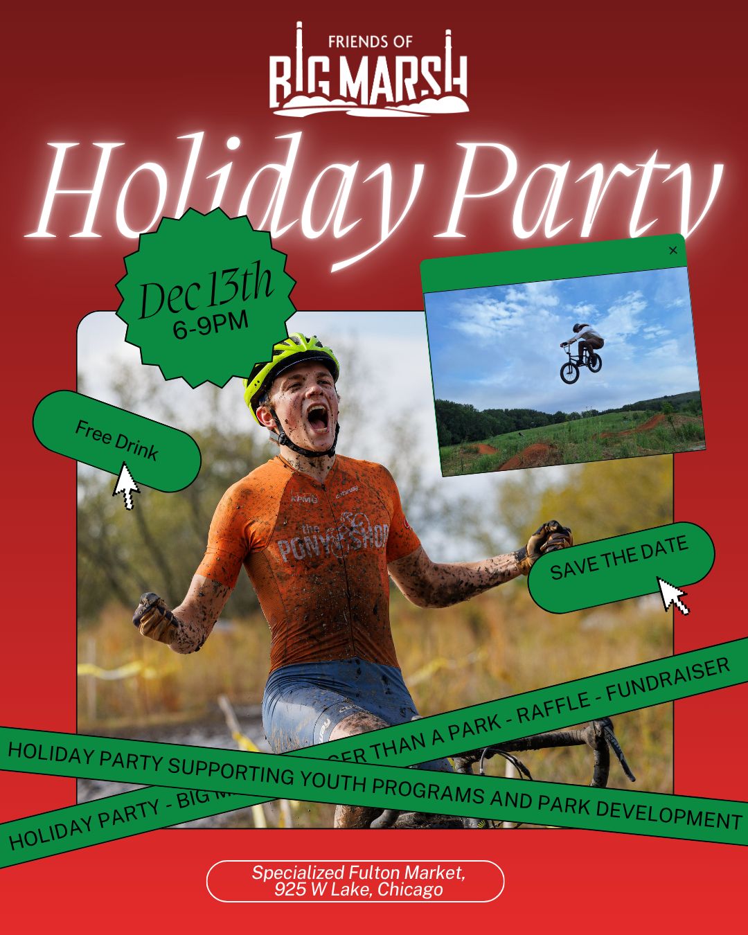 Big Marsha, Champion of Friends of Big Marsh - Holiday Party Sponsorship