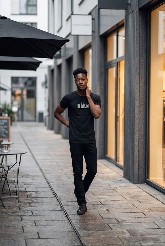 T-Shirt "KÖLN" Roll-Up Sleeve | Unisex