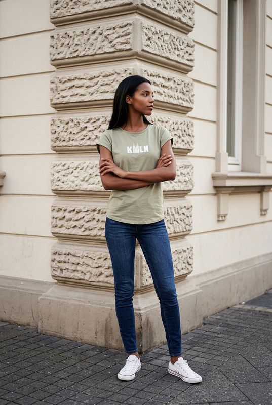 T-Shirt "KÖLN" Roll-Up Sleeve