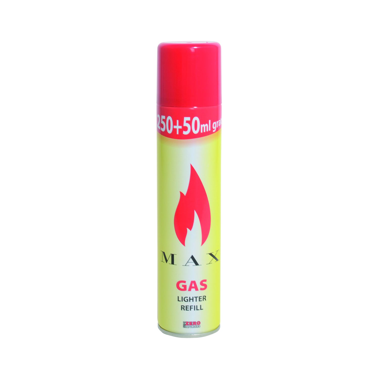 MAX REFILL GAS BOTTLE 250+50 ML GRATIS