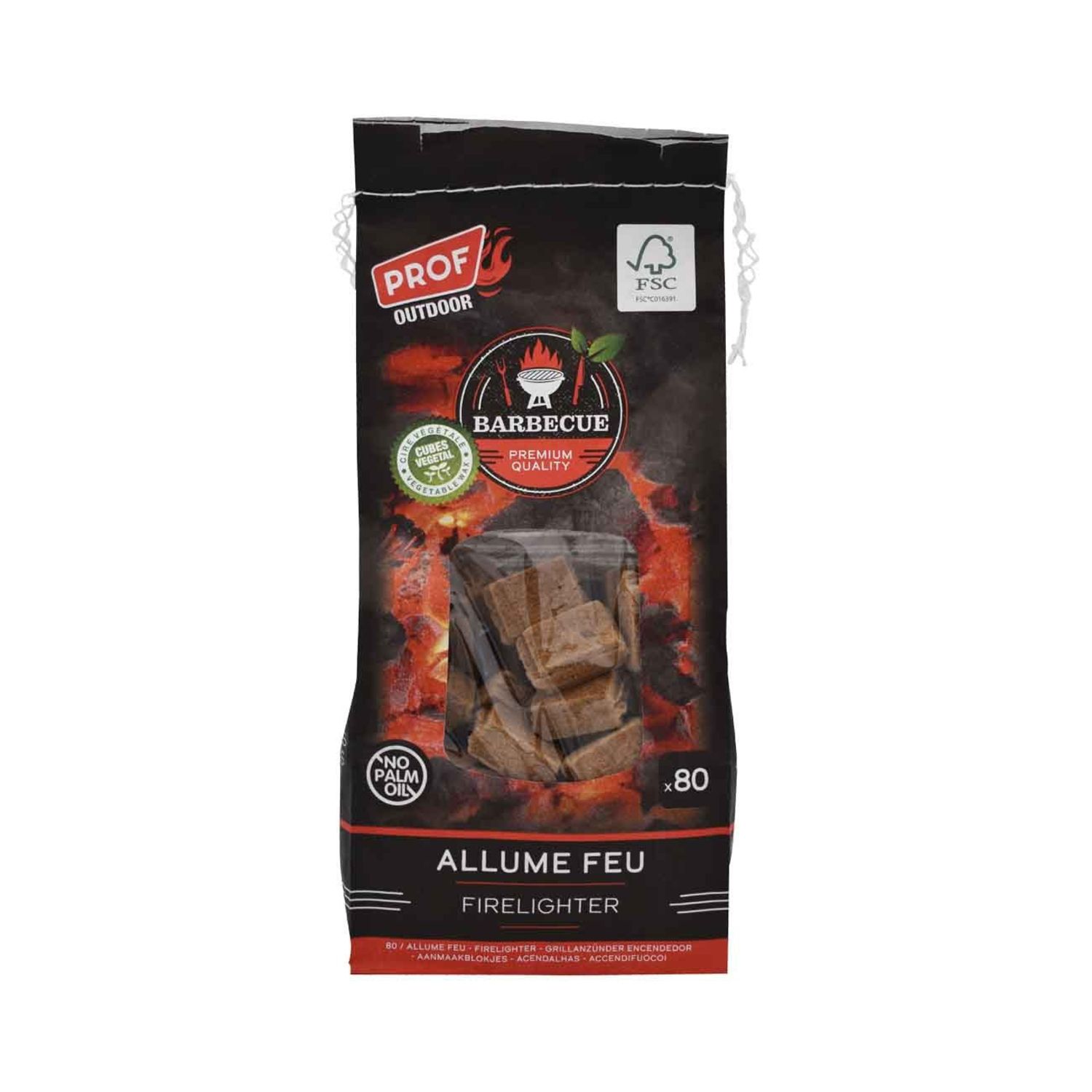 BBQ Wood Cubes Firelighter