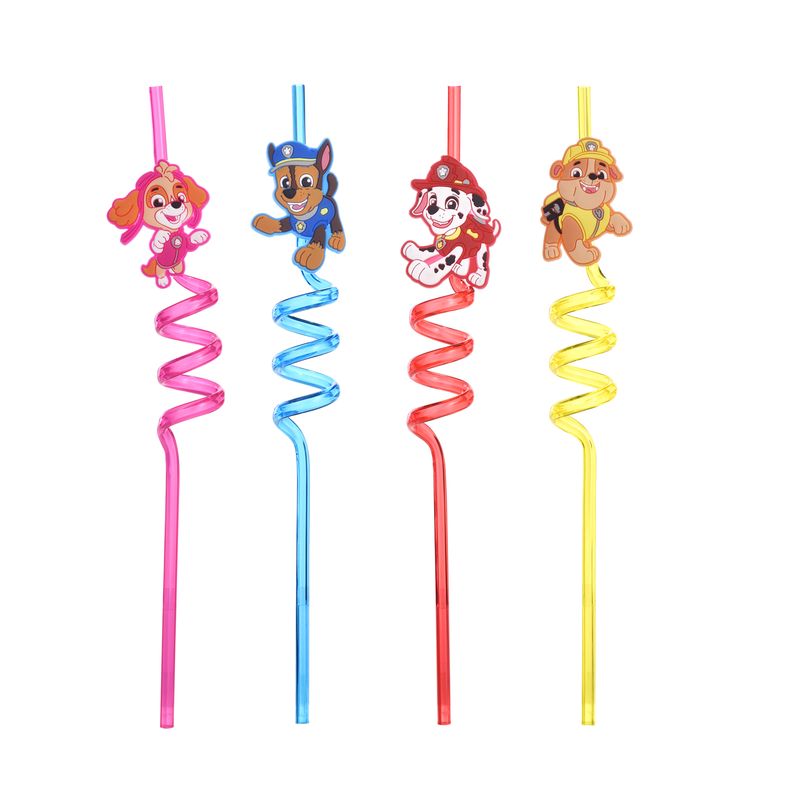Paw Patrol 4er Set Strohhalme
