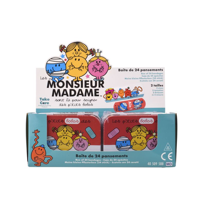 Mr. Men Family Pflaster in Metallbox