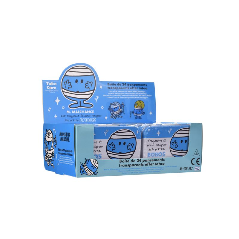 Mr. Men Bump Tattoo Pflaster in Metallbox
