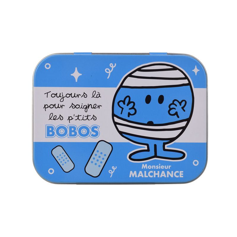 Mr. Men Bump Tattoo Pflaster in Metallbox