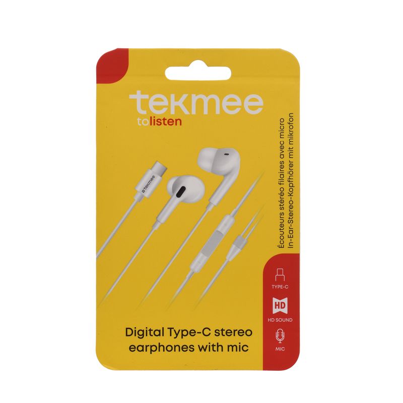 STEREO TYPE-C EARPHONES WITH MIC