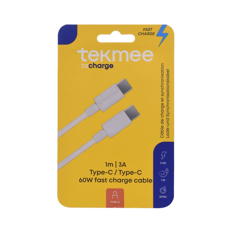1M TYPE-C TYPE-C FAST CHARGE CABLE