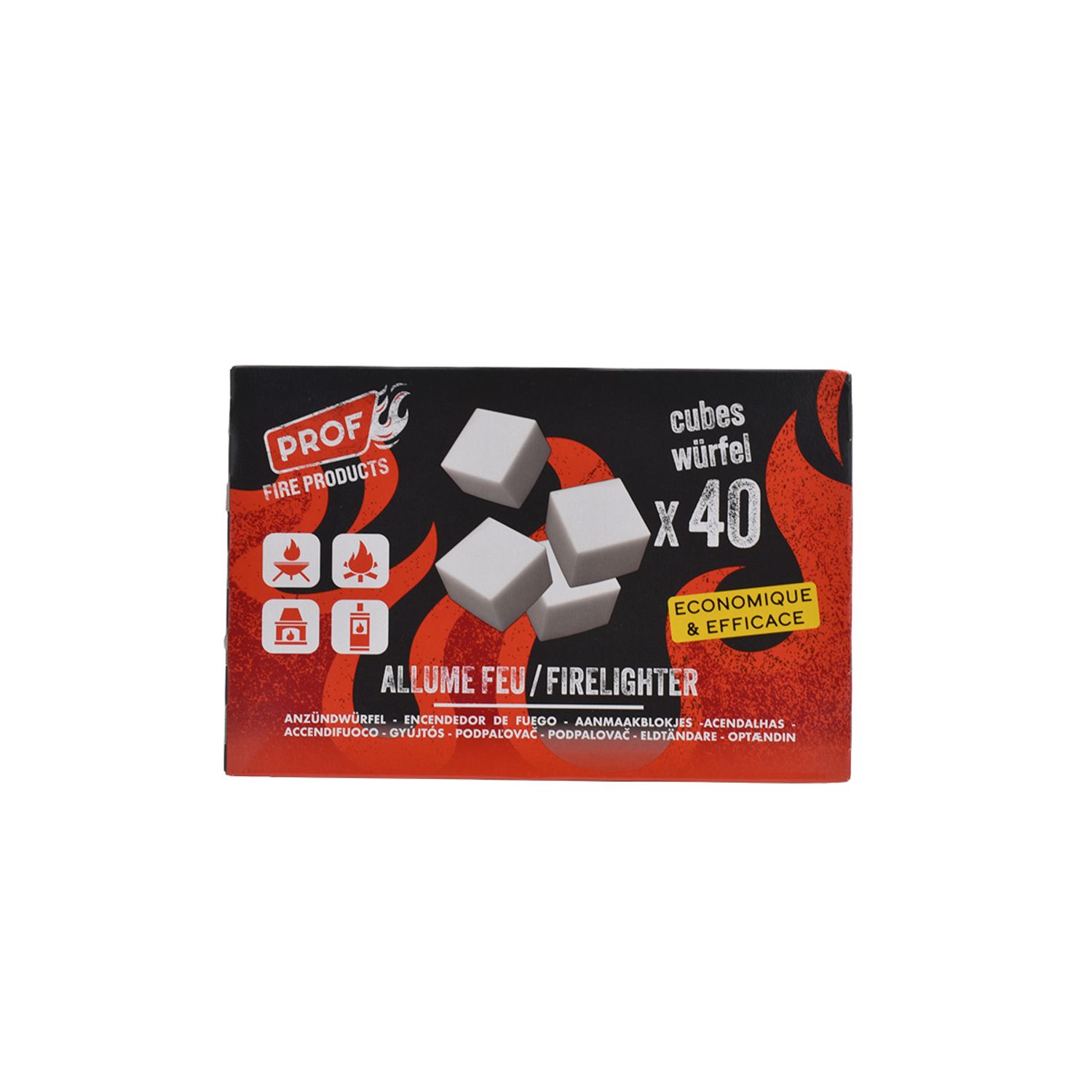 White Cubes Firelighter x40