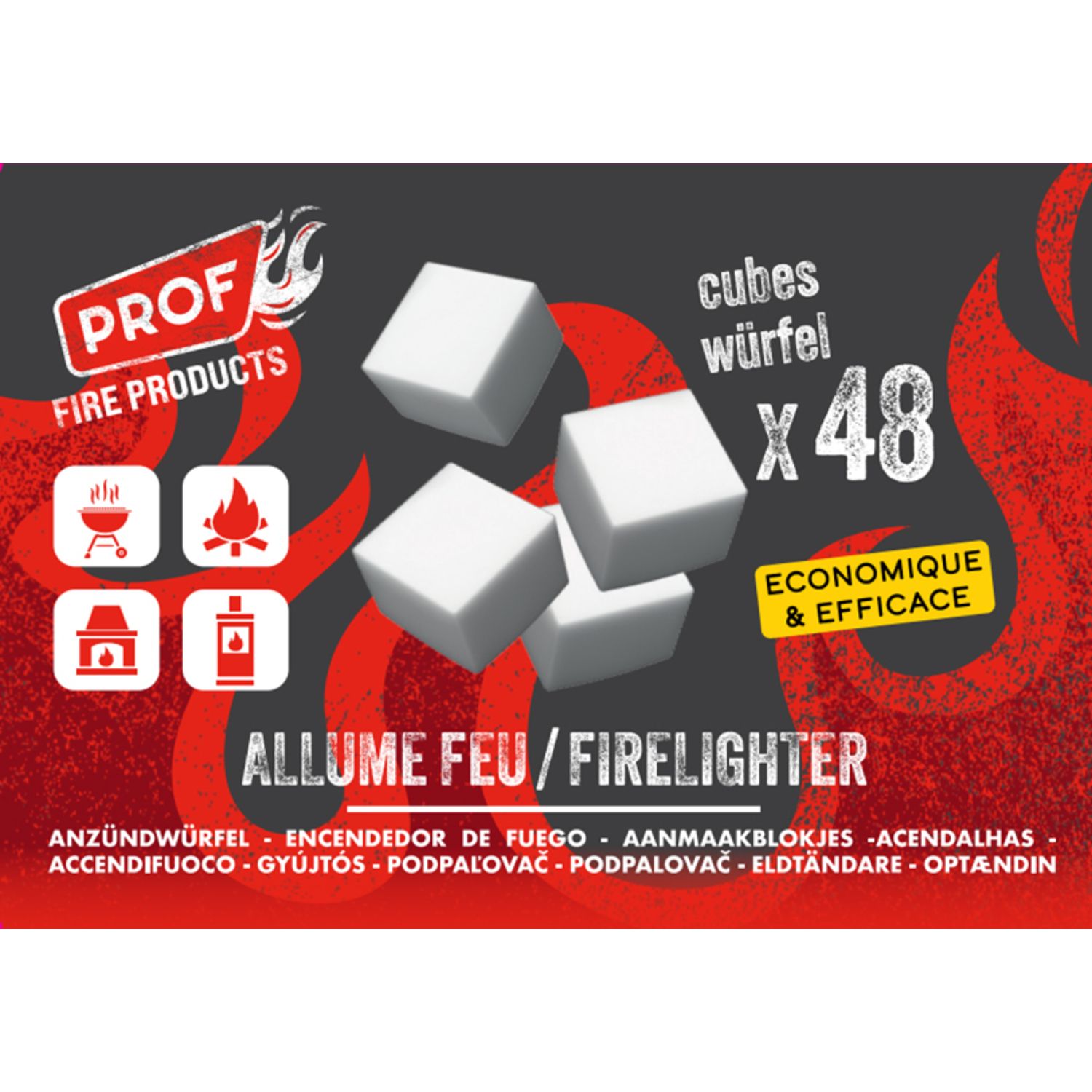 White Cubes Firelighter x48