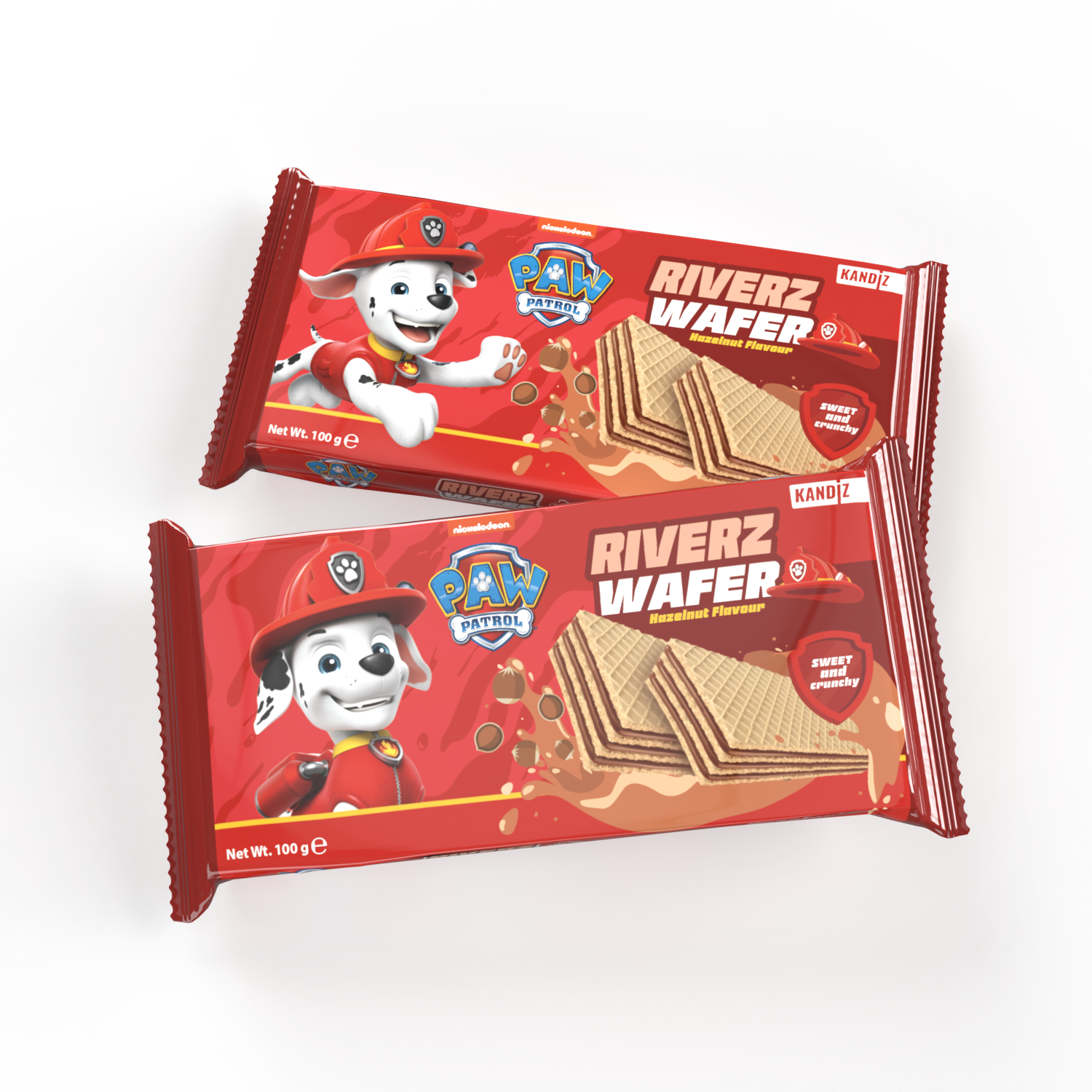 Paw Patrol Waffel Haselnuss 100g