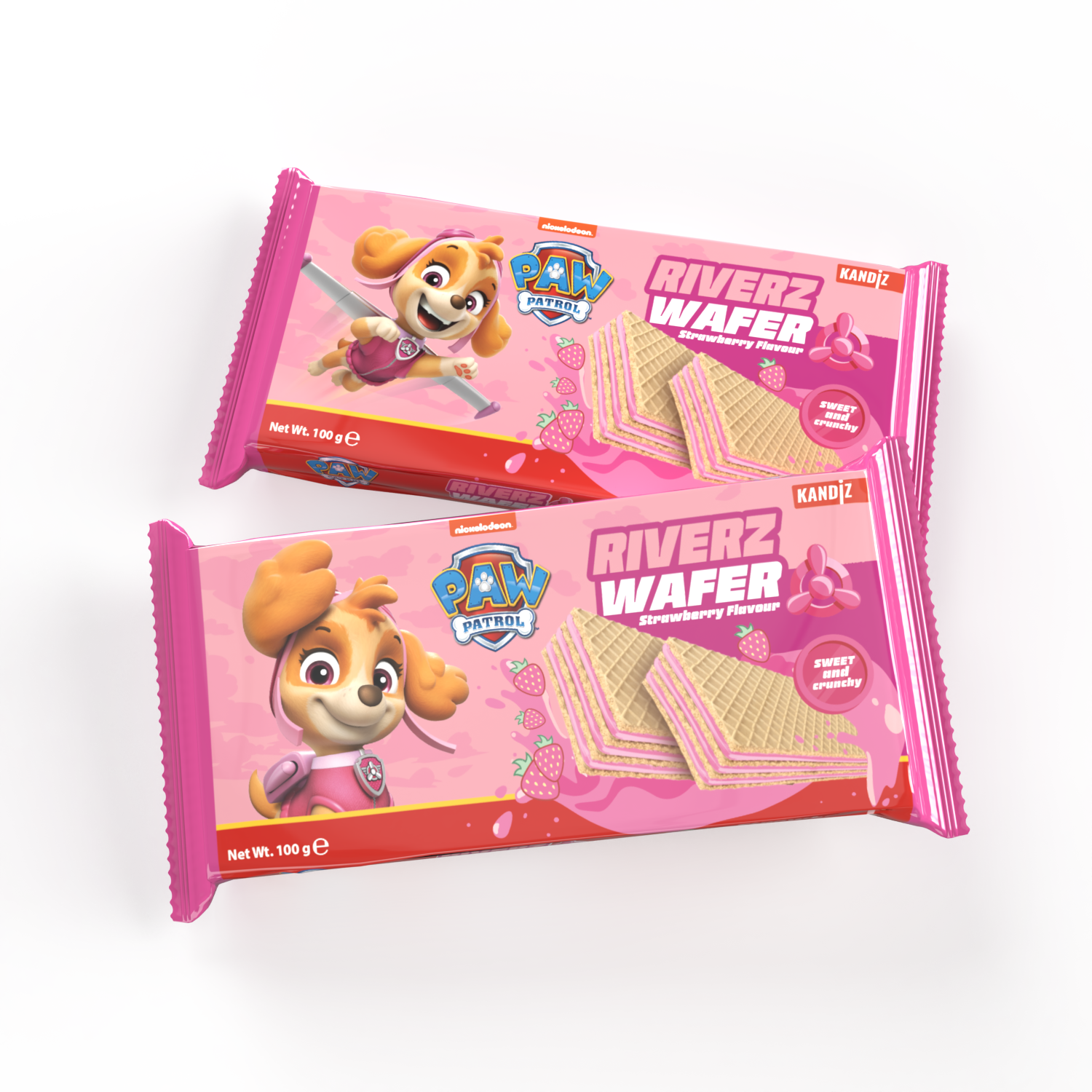 Paw Patrol Waffel Erdbeere 100g