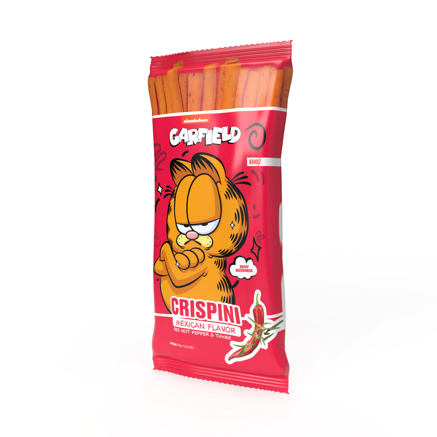 Garfield Crispini Mexican 70g